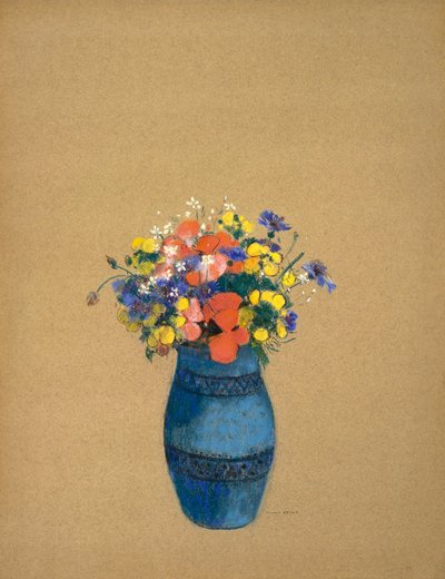 Vase of Flowers by Odilon Redon